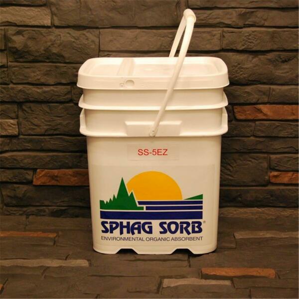 Sphag Sorb 5 Gallon Plastic Pail Loose Fill Sorbent 671-SS-5EZ